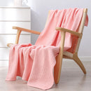 GobekUsa Honeycomb Waffle Cotton Blankets - Ideal for Beds, Sofas, Travel, and Picnics