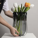 GobekUsa Glass Vase Hydroponics Desk Decoration Floral Arrangement Room Decor