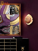 GobekUsa Designer Copper Wall Lamp LED G9 Gold/Chrome Art Decor Living Room Bedroom
