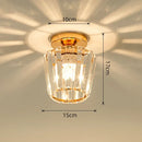 GobekUsa K9 Crystal Pendant Light LED Ceiling Lamp Nordic Chandelier for Living Room