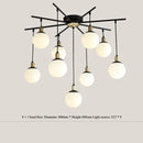 GobekUsa Art Glass Ball Molecule Chandelier for Living Room, Children's Room, Study & Home Decor