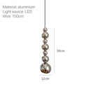 Nordic Modern Bedroom Bedside Multi Ball Pendant Lamp Creative Living Room Restaurant Bar Kitchen Gourd Hanging Lights  Lighting