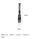 GobekUsa Cloth Pendant Light with Acrylic Shade and G9 Bulb for Dining Room and Kitchen