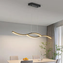 GobekUsa LED Pendant Chandelier: Modern Nordic Strip Light for Dining, Kitchen, Office, Coffee Room