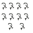 GobekUsa Aluminum LED Par Hooks - Set of 10