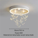 GobekUsa Flying Bird Ceiling Light: Fashionable and Romantic Kid's Room Decor Lamp
