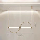 Minimalist Chrome Alloy LED Pendant Light