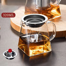 GobekUsa Glass Fair Cup, Kung Fu Tea Set, Heat Resistant Borosilicate Teapot Dispenser