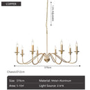 Vintage Black and Gold Metal Pendant Light