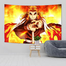GobekUsa Demons Slayer Anime Cloth Wall Tapestry Room Decor