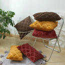 GobekUsa Geometric Diamond Pattern Plush Cushion Cover for Stylish Home Decor