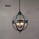 GobekUsa Bronze Black Glass Globe Chandelier for Foyer