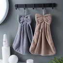 GobekUsa Coral Velvet Soft Hand Towels Super Absorbent for Kitchen Bathroom Home Hair