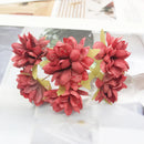 GobekUsa 200pcs Mixed Rose Red Flower Cherry Stamen Berries Bundle for DIY Decor