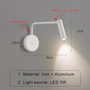GobekUsa LED Wall Lamp: Nordic Modern Simplicity Sconce with Adjustable Switch.
