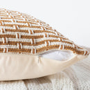 GobekUsa Cotton Woven Texture Cushion Cover for Home Sofa Bed Living Room
