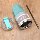 GobekUsa Double Wall Insulated Stainless Steel Water Bottle with Straw - Large Capacity Mug