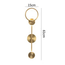 GobekUsa Brass LED Wall Light: Modern Nordic Decor Sconce for Kitchen, Bedroom, Living Room