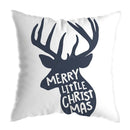 GobekUsa Geometric Deer Print Pillowcase 45x45cm - Yellow Home Decor