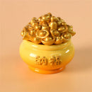 GobekUsa Chinese Mythology Lion Figurines for Luck, Wealth, and Protection