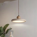 GobekUsa LED Pendant Lamp Wood Globe Round Yellow Stone Hanging Lights