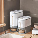 GobekUsa Large Capacity Rice Dispenser Kitchen Grain Container Moisture Proof Cereal Storage Box