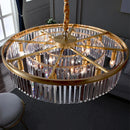 GobekUsa Dual Purpose Crystal Chandelier Ceiling Lamp for Bedroom Living Room
