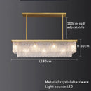 GobekUsa Elegant Crystal Glass Chandelier for Luxury Home Decor