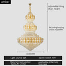 GobekUsa Crystal Duplex Headlight in Luxury European Style for Living Room & Hotel Lobby