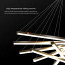 GobekUsa LED Chandeliers for Stair Hall Dining Living Room Indoors Lighting Fixture