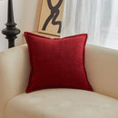 GobekUsa Boho Striped Pillow Covers for Sofa Bed Decor, 45x45 White Polyester Pillowcases