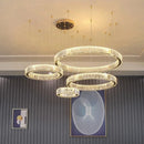 GobekUsa Gold Crystal Chandelier: Modern Luxury Round Square Pendant Light for Living Room