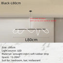 GobekUsa Circle Note Linear Light: Modern Minimalist Nordic Pendant Lamp for Bedroom, Living Room