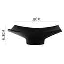 GobekUsa 7.5 Inch Square Black Matte Ceramic Dining Plate