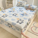 GobekUsa Latex Cooling Mattress Cover & Pillowcase Set - Summer Cool Down Bed Pad