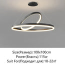 GobekUsa Irregular Ceiling Chandelier for Living Room Bedroom Study Room