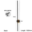 GobekUsa 360° Rotation LED Wall Lights for Sofa Background, Black Wall Sconce Fixtures