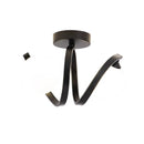 GobekUsa Black Gold Glass Ceiling Light: Modern Minimalist Indoor Lighting for Entryway Balcony