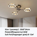 GobekUsa Gold Plated Chandelier with Remote Control, Crystals Decoration for Living Room
