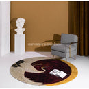 GobekUsa Japanese Cranes Soft Plush Carpet - Luxury Home Decor