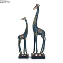 GobekUsa Giraffe Resin Statue Ornament Desk Decoration Room Aesthetic Decor