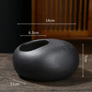 GobekUsa Chinese Style Ceramic Flowerpot Vase Bonsai Floral Decor Jianshan Tool Home Arrangement