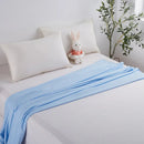 GobekUsa Bamboo Fiber Summer Quilt - Lightweight & Breathable Diamond Grid Blanket