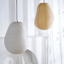GobekUsa Japanese Rice Paper Pendant LED Lamp for Cozy Living and Dining Spaces