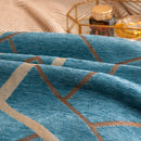 GobekUsa Geometric Chenille Cushion Cover 45x45 Comfortable Luxury Home Decor