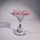 GobekUsa Crystal Lotus Candle Holder Home Decoration Crystal Flower Candlestick