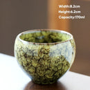 GobekUsa 170ml Ceramic Coffee Cup Kung Fu Tea Cups Pottery Drinkware Egg Style