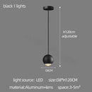 GobekUsa Globe Lens Metal Chandelier for Living Room Kitchen Bedroom Cafe Staircase Villa