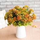 GobekUsa Fruit Branch Plant Wall Decor with Green Landscape Grass - 7 Forks