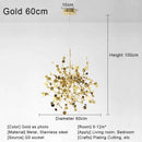 GobekUsa Gold LED Ceiling Pendant Light Fixture for Home Decoration and Modern Living
